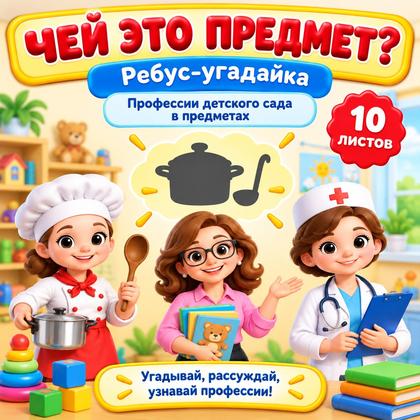 ЧЕЙ ЭТО ПРЕДМЕТ? ПРОФЕССИИ ДЕТСКОГО САДА
