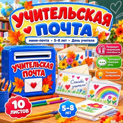 УЧИТЕЛЬСКАЯ ПОЧТА — день учителя, школа, почта — для детского сада — Играй и Развивайся