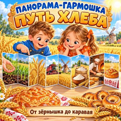 ПАНОРАМА-ГАРМОШКА ПУТЬ ХЛЕБА