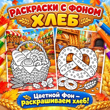 РАСКРАСКИ С ФОНОМ ДЕНЬ ХЛЕБА — день хлеба, хлеб, раскраски — для детского сада — Играй и Развивайся