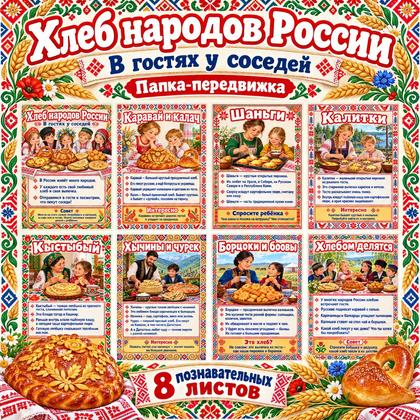 ПАПКА-ПЕРЕДВИЖКА ХЛЕБ НАРОДОВ РОССИИ