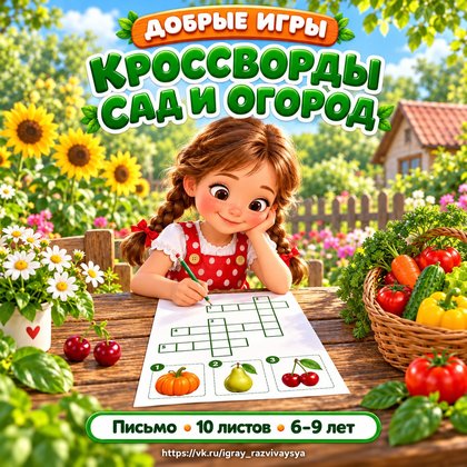 КРОССВОРДЫ САД И ОГОРОД