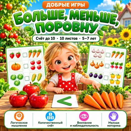 БОЛЬШЕ МЕНЬШЕ ПОРОВНУ САД И ОГОРОД