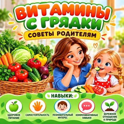 ПАПКА-ПЕРЕДВИЖКА ВИТАМИНЫ С ГРЯДКИ