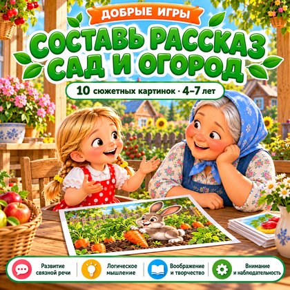 СОСТАВЬ РАССКАЗ САД И ОГОРОД