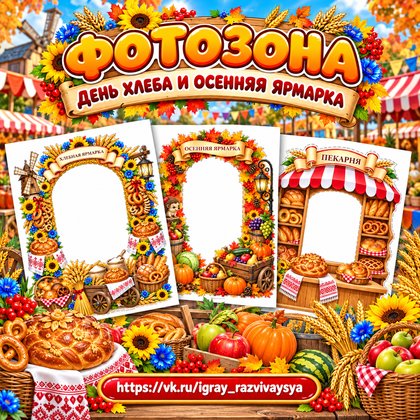ФОТОЗОНА ДЕНЬ ХЛЕБА И ОСЕННЯЯ ЯРМАРКА