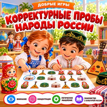 КОРРЕКТУРНЫЕ ПРОБЫ НАРОДЫ РОССИИ