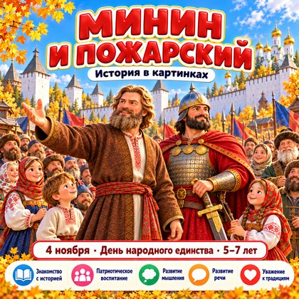 МИНИН И ПОЖАРСКИЙ ИСТОРИЯ В КАРТИНКАХ