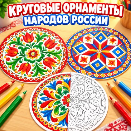 КРУГОВЫЕ ОРНАМЕНТЫ НАРОДОВ РОССИИ