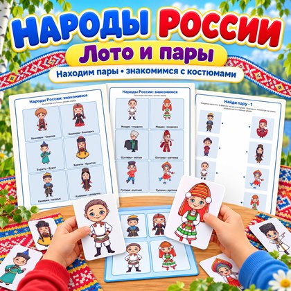 НАРОДЫ РОССИИ ЛОТО И ПАРЫ