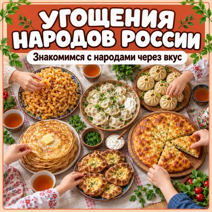 ПАПКА-ПЕРЕДВИЖКА УГОЩЕНИЯ НАРОДОВ РОССИИ