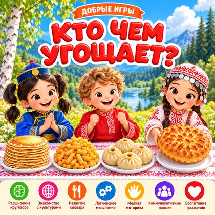 ИГРА КТО ЧЕМ УГОЩАЕТ 20 НАРОДОВ