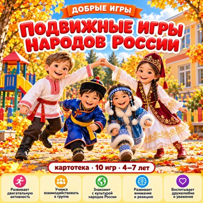 КАРТОТЕКА ПОДВИЖНЫЕ ИГРЫ НАРОДОВ РОССИИ