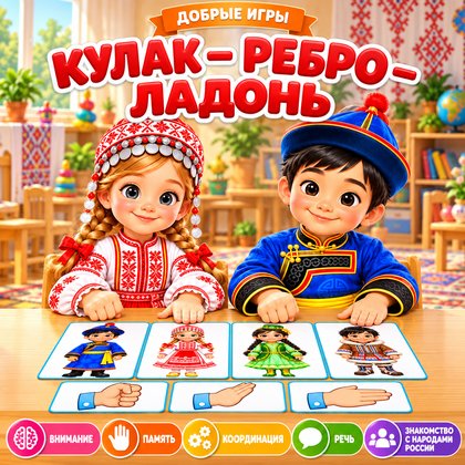 КУЛАК РЕБРО ЛАДОНЬ НАРОДНЫЕ КОСТЮМЫ