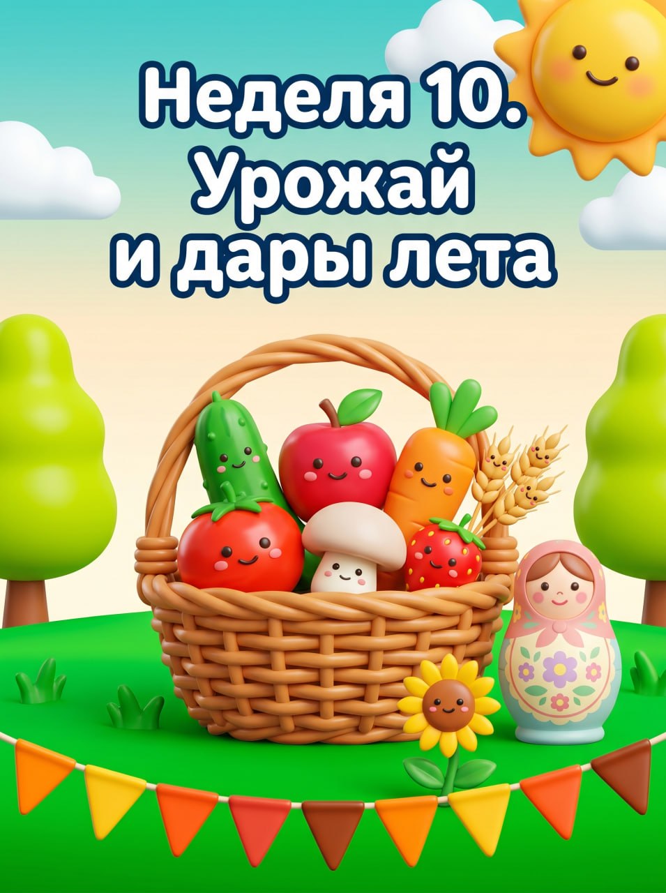 Неделя 10. Урожай и дары лета