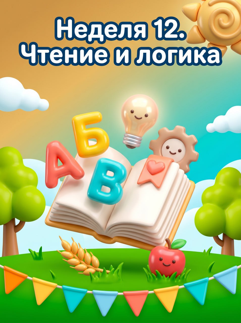 Неделя 12. Подготовка к школе: чтение и логика