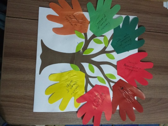 День 1 — Ладошки благодарности