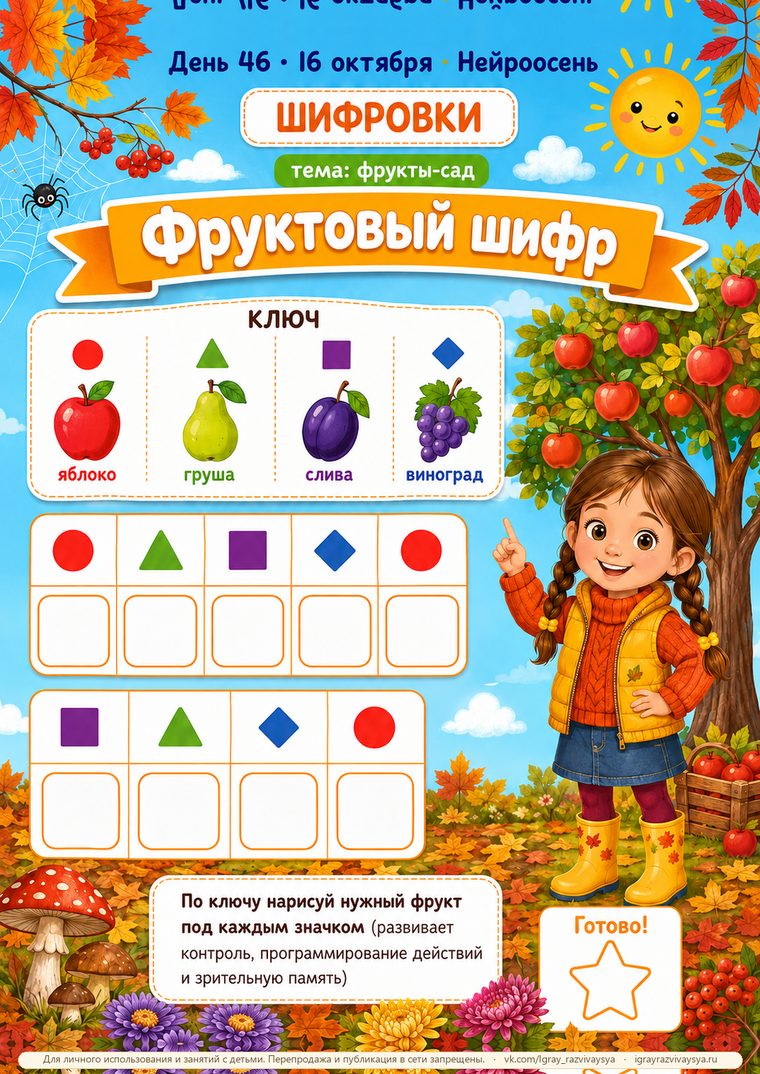 День 46 — Фруктовый шифр