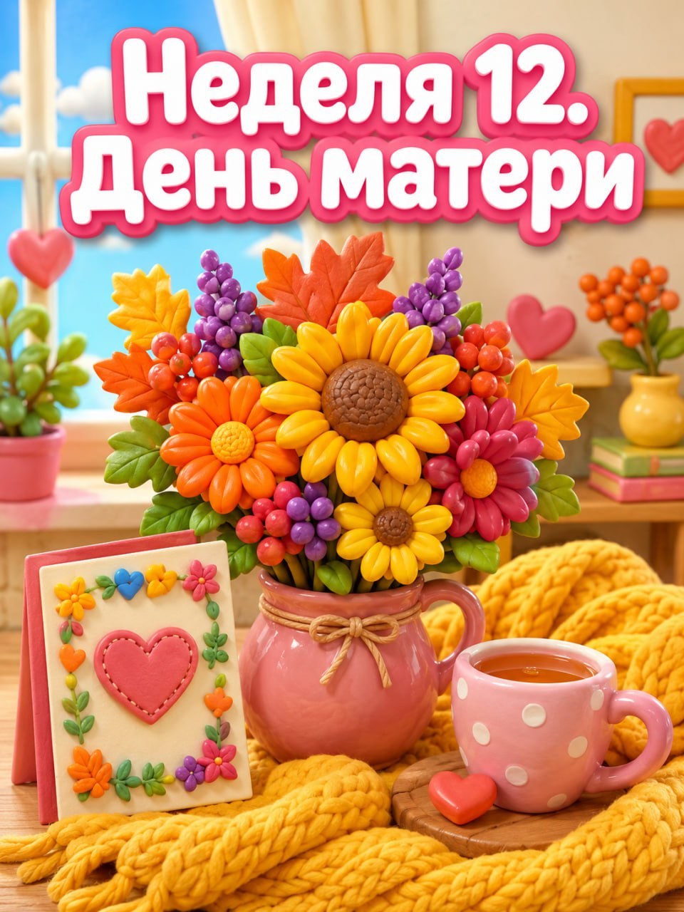 Неделя 12. Мамин праздник. Готовимся ко Дню матери