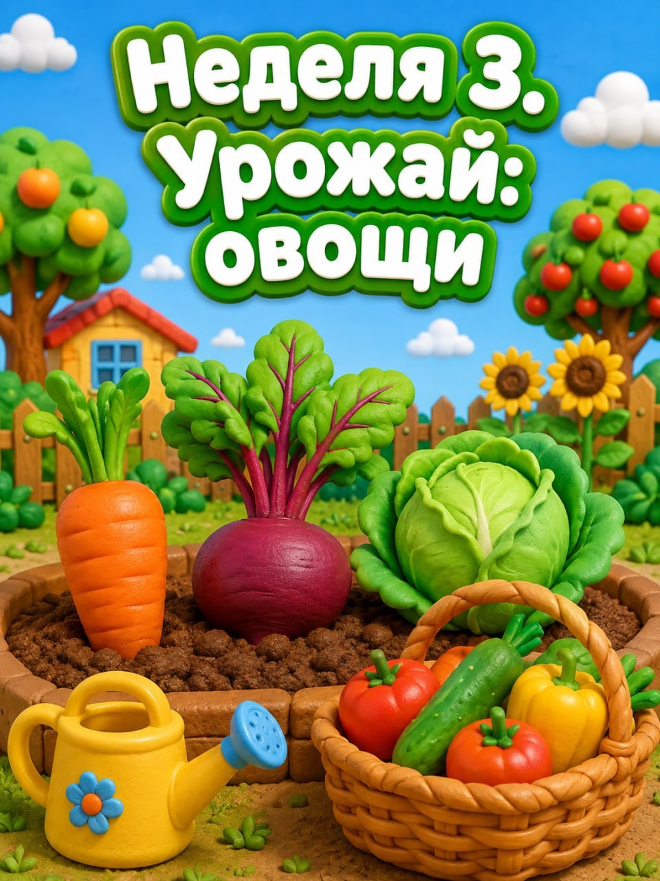 Неделя 3. Урожай: овощи и огород