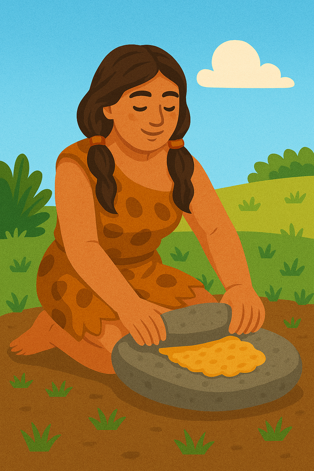 Лепёшки на камнях