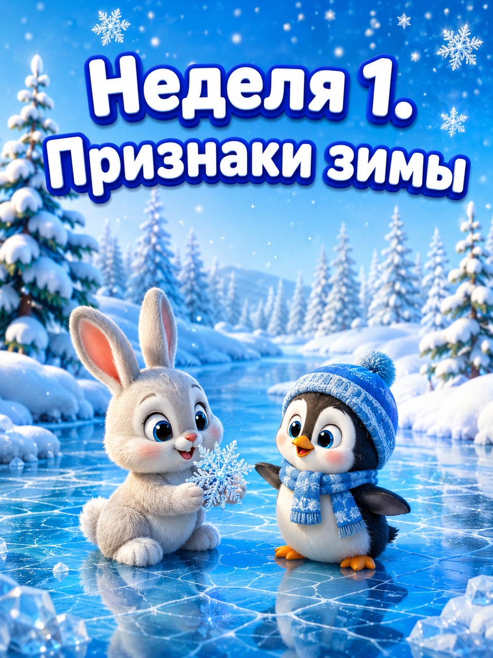 Неделя 1. Здравствуй, зима! Признаки зимы