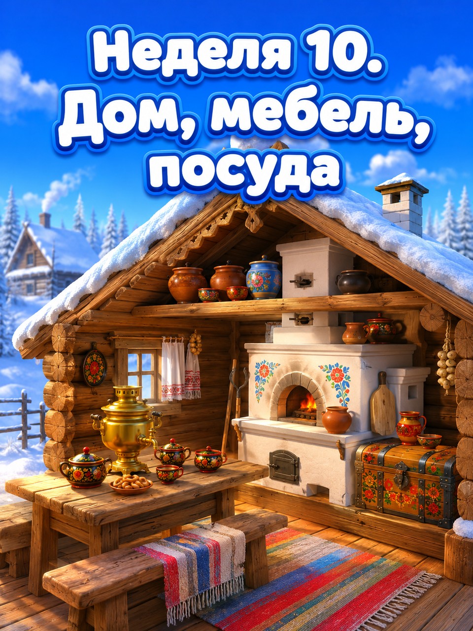 Неделя 10. Дом, мебель, посуда