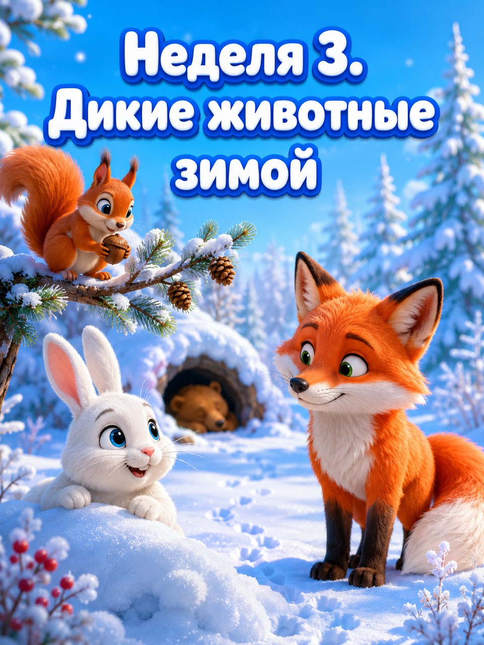 Неделя 3. Дикие животные зимой