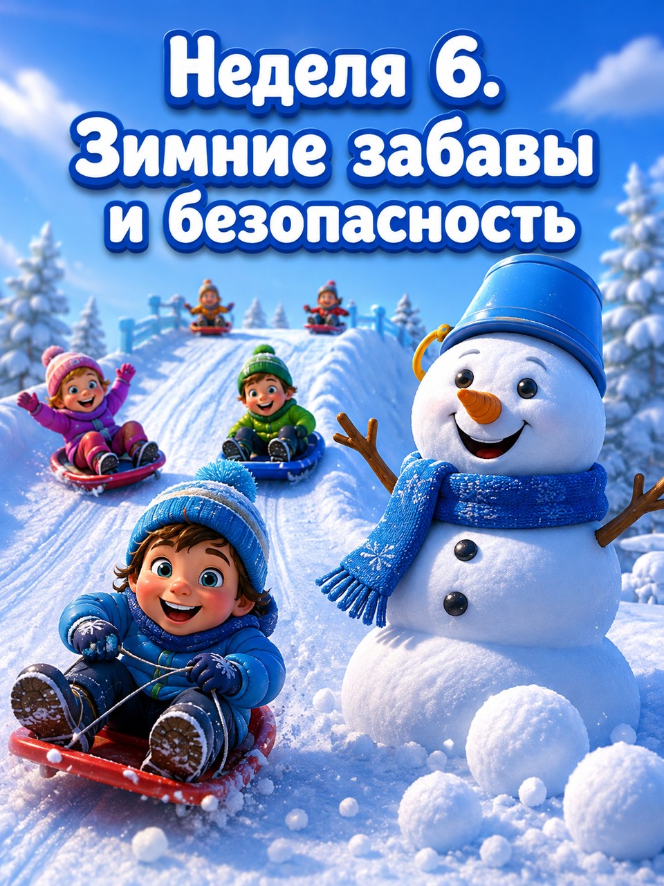 Неделя 6. Зимние забавы и безопасность зимой
